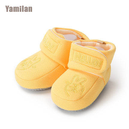 Importé - Chaussons Bébé/Enfants en Tissu Antidérapant 0-1 Ans