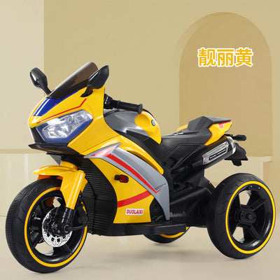 Importé - Moto Électrique A Trois Roues Pour Enfant Avec Batterie Télécommandée De 1 A 7 ans