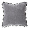 COUSSIN COMPLET 40x40CM – GRIS FONCE – ATMOSPHERA