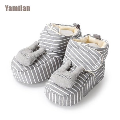Importé - Chaussons Bébé/Enfants 100% Coton Antidérapant de 0 -12 Mois