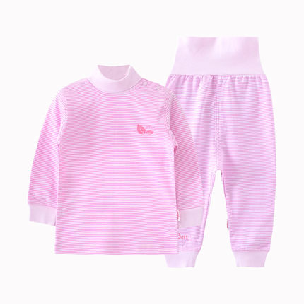 Importé - Ensemble Pijama à Rayures 100% Coton Bébé 0 à 3mois