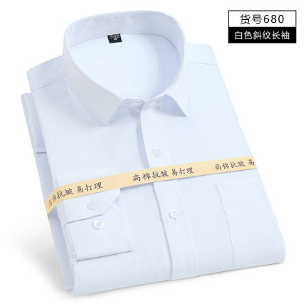 Importé - Chemise Homme à Cravate Manches Longues