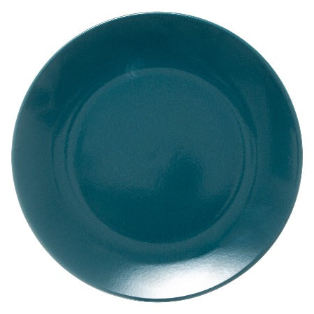 ASSIETTE A DESSERT EN FAIENCE RONDE-21CM-COLORAMA VERT