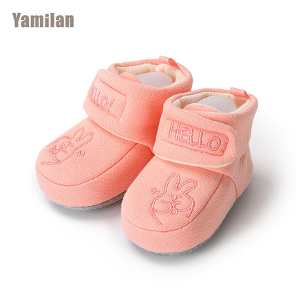 Importé - Chaussons Bébé/Enfants en Tissu Antidérapant 0-1 Ans