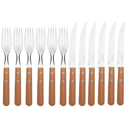 Couteau à couverts en acier inoxydable -12Pcs
