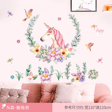 Importé - Décoration Murale Rose Bébé/Enfant