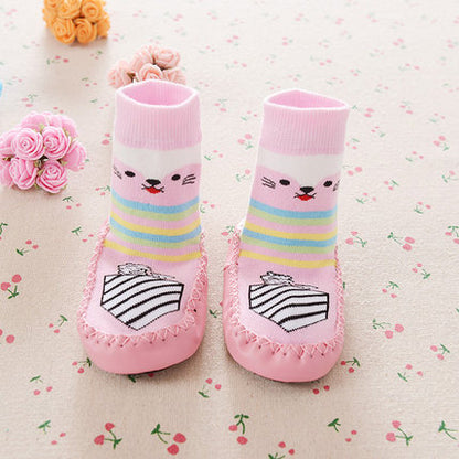 Importé - Chaussons Bébé/Enfants 100% Coton Antidérapante