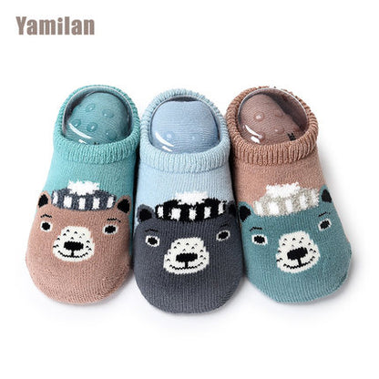 Importé - Lot de 3 Paires de Chaussette Bébé/Enfant 100% Coton