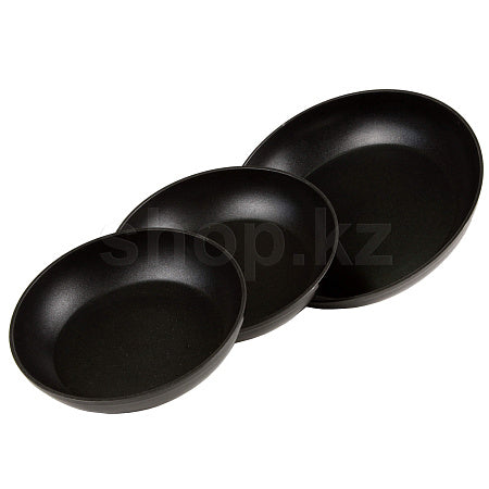 Poêle bergner-3pcs+manche amovible click et Cook-noir