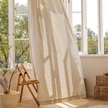 RIDEAU PRET A POSER 140X260CM VOILAGE SOPHORA CHENE