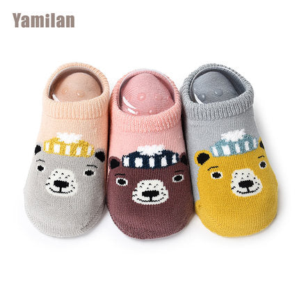 Importé - Lot de 3 Paires de Chaussette Bébé/Enfant 100% Coton