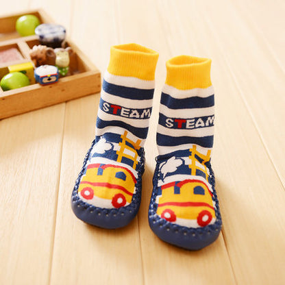 Importé - Chaussons Bébé/Enfants 100% Coton Antidérapante