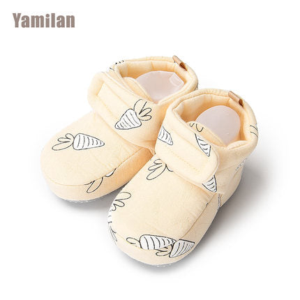 Importé - Chaussons Bébé/Enfants en Tissu Antidérapant 0-1 Ans