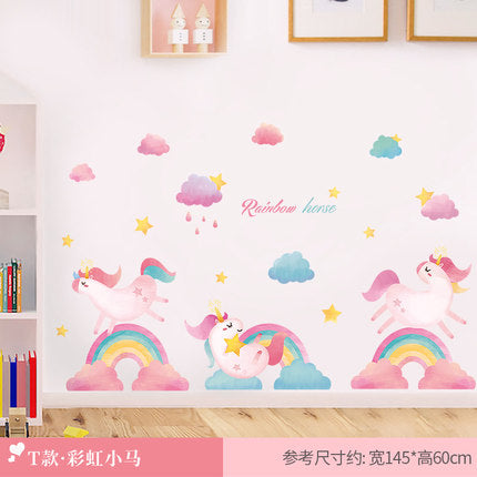Importé - Décoration Murale Rose Bébé/Enfant