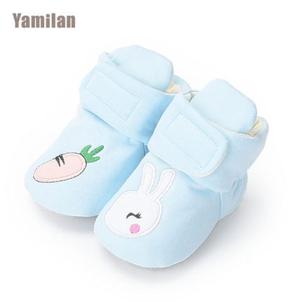 Importé - Chaussons Bébé/Enfants 100% Coton Antidérapant de 0 -12 Mois
