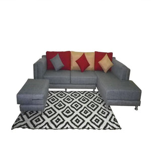 Salon Ormika 6 Places - Gris