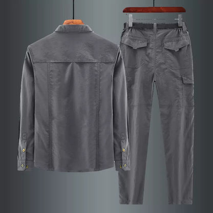 Importé - Ensemble Décontracté Homme Pantalon + Chemise M-L