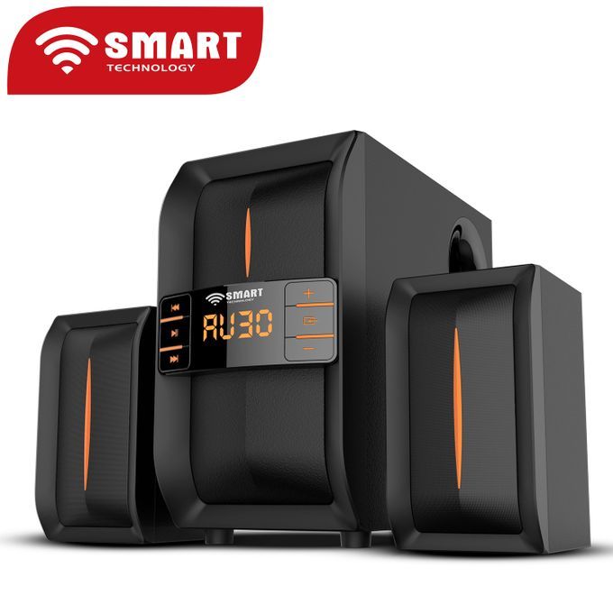 SMART TECHNOLOGY Système Audio Avec Haut-parleur Multimédia FM Radio /USB/SD Card/MP3- Noir  -  STHB-9888M
