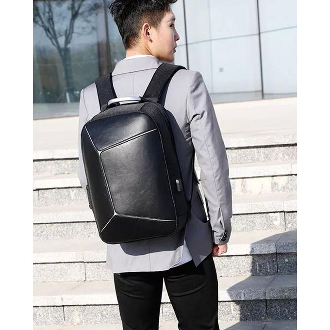 Sac à Dos Intelligent Avec USB -Résistant à L'Eau-Compatible Ordinateur - Gris