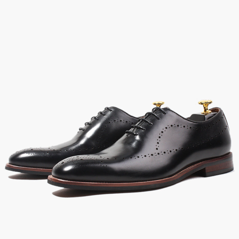 Importé - Chaussure Brock style Homme En Cuir Verni