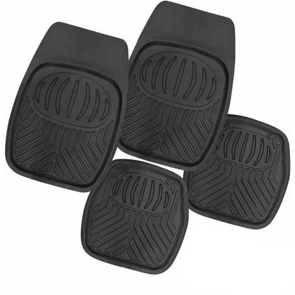 Tapis - Moquette Pour Intérieur De Voiture - 4 Pièces - Noir
