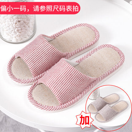 Importé - Chaussures Homme Pantoufles en Lin Antidérapante