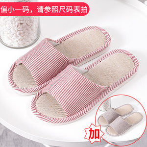 Importé - Chaussures Homme Pantoufles en Lin Antidérapante