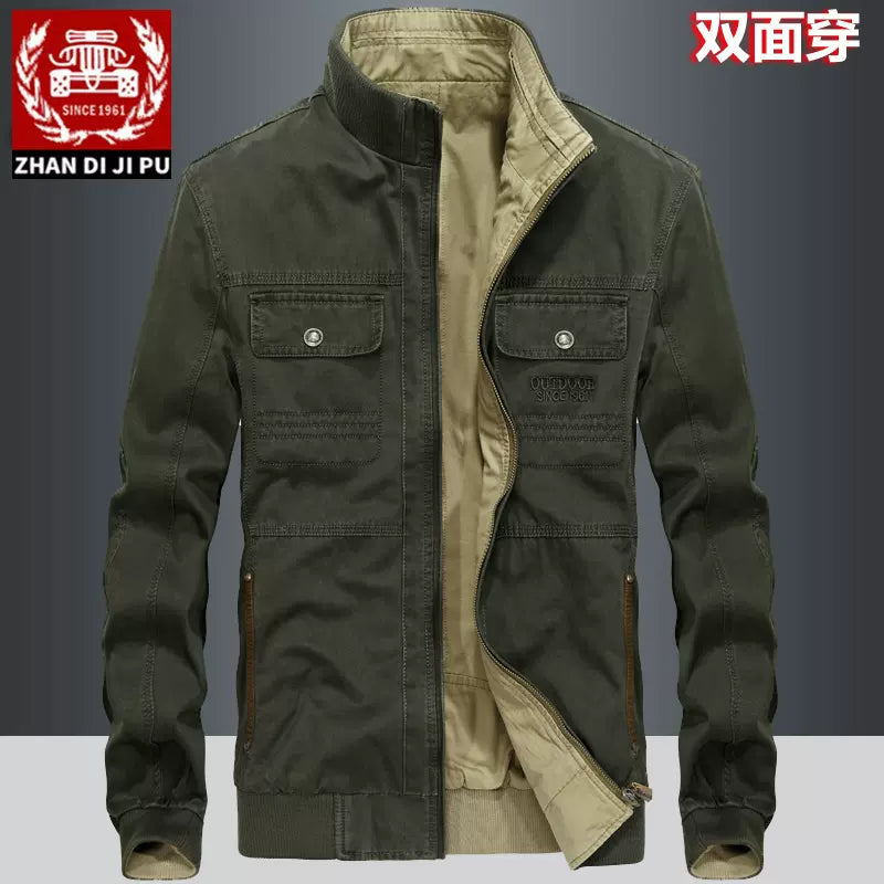 Importé - Jacket Épais Cardigan Homme à Double Faces Manches Longues