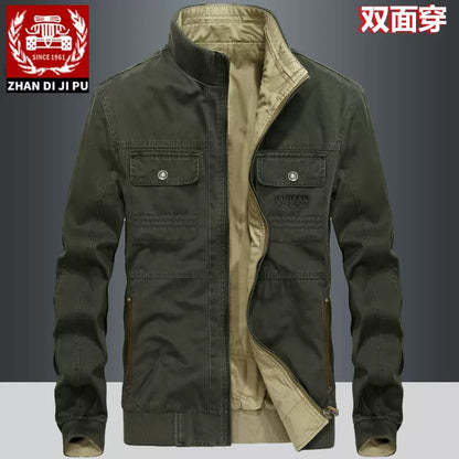 Importé - Jacket Épais Cardigan Homme à Double Faces Manches Longues