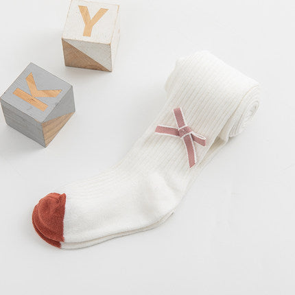 Importé - Lot de 1 & 2 Paires de Collant pour Bébé/Enfants 100% Coton