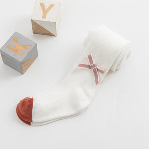 Importé - Lot de 1 & 2 Paires de Collant pour Bébé/Enfants 100% Coton