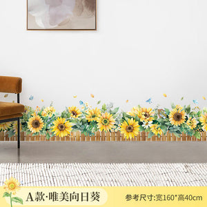 Importé - Décoration Plinthe de Tournesol Bébé/Enfant