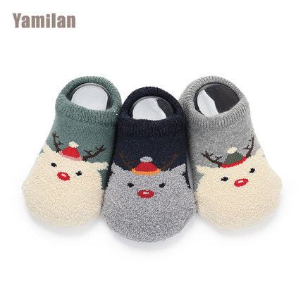 Importé - Lot de 3 Paires de Chaussette Bébé/Enfant 100% Coton