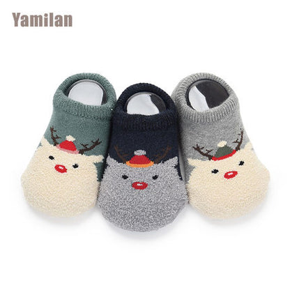 Importé - Lot de 3 Paires de Chaussette Bébé/Enfant 100% Coton