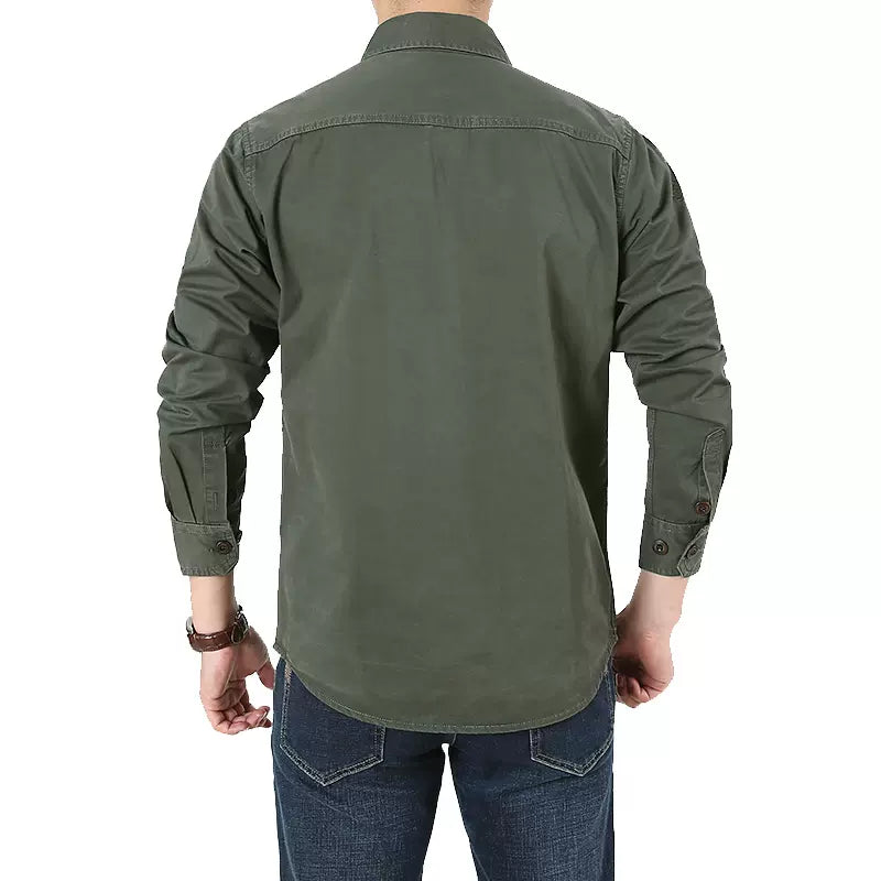 Importé - Chemise Homme JEEP SPIRIT Cotton Lourd Manche Longue