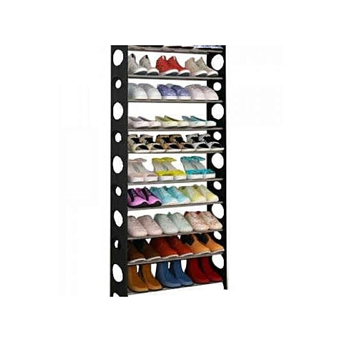 Étagères à Chaussures Facile à Monter de 8 Niveaux Pour 24 à 30 Paires