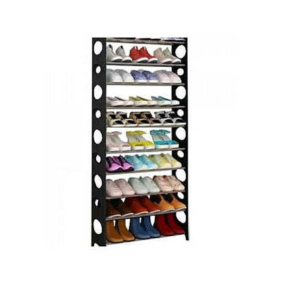 Étagères à Chaussures Facile à Monter de 8 Niveaux Pour 24 à 30 Paires
