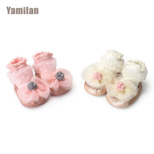 Importé - Lot de 2 paires de Chaussons Bébé/Enfants en Nœud