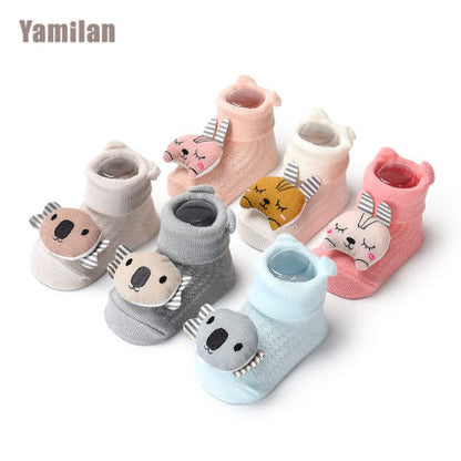 Importé - Lot de 3 Paires de Chaussettes Bébé 100% Coton de 0-12 mois