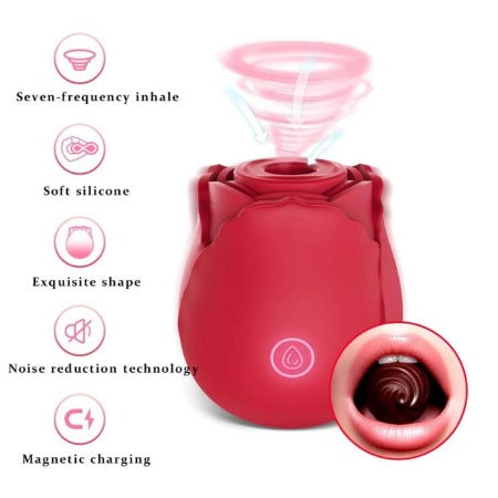 SEXTOYS Vibromasseur Sucer Vibrateur Clitoridien - Rouge
