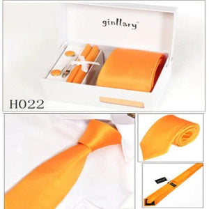 Importé - Cravates Couleur Unie Dans Coffret