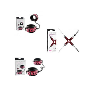 SEXTOYS Ensemble Attache Moi - Pack Menottes + Lien
