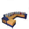 Salon Olympique 9 Places - Bleu-Jaune