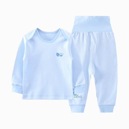 Importé - Ensemble Pijama à Rayures 100% Coton Bébé 0 à 3mois