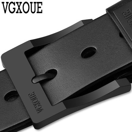 Importé - Ceintures VGXOUE pour hommes boucle ardillon 100% cuir véritable