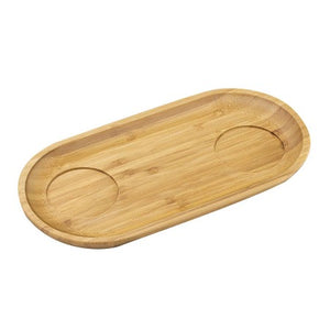 PLAT A SAUCIERE EN BAMBOU-20.5X10CM-WL-771120/A
