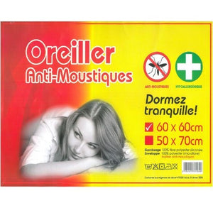 OREILLER LANC ANTIMOUSTIQUE -100% COTON – 170103