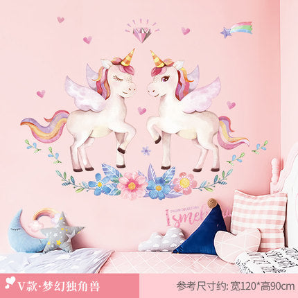 Importé - Décoration Murale Rose Bébé/Enfant