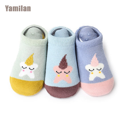 Importé - Lot de 3 Paires de Chaussette Bébé/Enfant 100% Coton