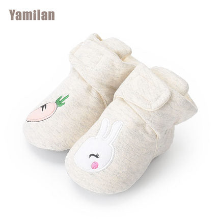 Importé - Chaussons Bébé/Enfants 100% Coton Antidérapant de 0 -12 Mois